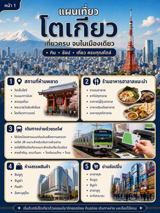 東京3頁旅遊攻略 玩轉全城,一站式搞掂!