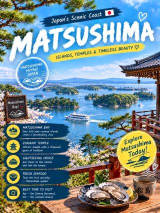🇯🇵 Matsushima | A Peaceful Coastal Escape in Japan’s Scenic Bay 🌊🌲