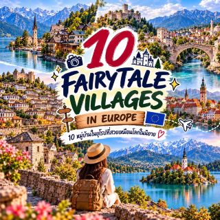 🏔️ 10 FAIRYTALE VILLAGES IN EUROPE — 10 หมู่บ้านในยุโรปที่สวยเหมือนโลกในนิยาย 🇪🇺✨