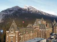 The iconic view Fairmont Banff Springs Hotel