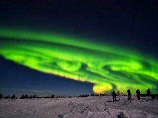 🌌 Chasing the Northern Lights in Fairbanks, Alaska!