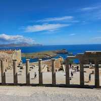 Stunning Lindos Acropolis in Rhodes