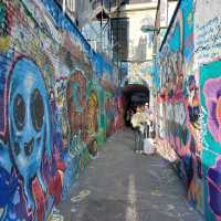 ถนนสาย graffiti จุดถ่ายรูปสุดฮิปที่ Ghent