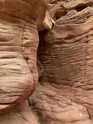 A beautiful canyon in a desert 