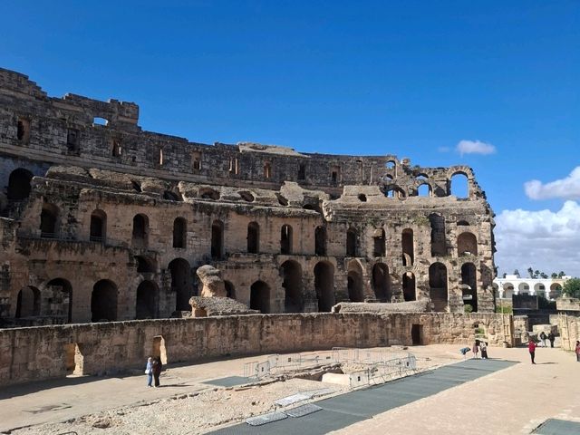 The third biggest roman arena with 35000 seats. 