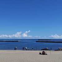 A beach where you can also enjoy taking pictures