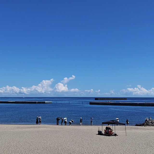 A beach where you can also enjoy taking pictures