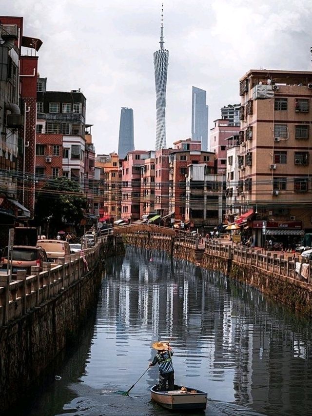 Skyline magic at Canton Tower💫