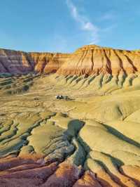 🌈 Colorful Mountains of Mangystau – Kazakhstan’s Mars-Scape Marvel