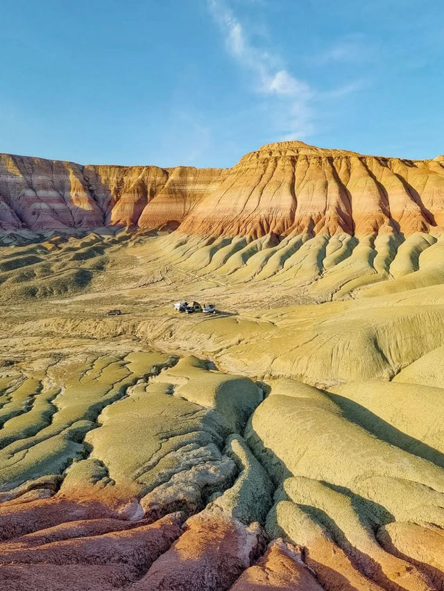 🌈 Colorful Mountains of Mangystau – Kazakhstan’s Mars-Scape Marvel