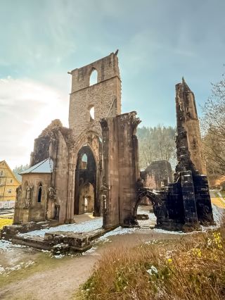 #falladventures 

Whispers of Time — Klosterruine Allerheiligen, Seebach 🇩🇪

Nestled deep in the Black Forest lies Klosterruine Allerheiligen, a breathtaking monastery ruin where history, nature, and tranquility meet. The towering stone arches and nearby waterfalls tell stories from centuries past — a place where silence speaks and beauty lingers. 

Travel Tips:
🚗 Transportation: Reachable by car or bus from Baden-Baden or Ottenhöfen; parking is available near the site. A short scenic hike (15–20 minutes) leads to the ruins.

🍂 Best Time to Visit: Spring to autumn (April–October) for lush greenery, or early winter for a mystical foggy atmosphere.

📍 Must-Visit Spots: The Allerheiligen Waterfalls, Klosterruine, Black Forest trails, and Mummelsee nearby for a full-day nature escape.

🗓️ Suggested Itinerary:
• Morning: Start your day at Mummelsee for serene lake views 
• Late morning: Hike to Klosterruine Allerheiligen and explore the ruins 
• Afternoon: Visit Allerheiligen Waterfalls and enjoy a picnic 
• Evening: Relax at a local Gasthaus in Seebach for authentic Black Forest cuisine 
• Night: Stay in a cozy mountain lodge under the stars 

📸 Photography Tips: Capture the ruins from below for dramatic symmetry; use morning light or twilight to highlight the ancient stone textures and soft forest hues.

#KlosterruineAllerheiligen #SeebachGermany #BlackForestMagic #HistoricRuins #GermanyTravel #WanderlustGermany #NatureMeetsHistory #VisitBadenWürttemberg #HiddenGemsGermany #TravelEurope