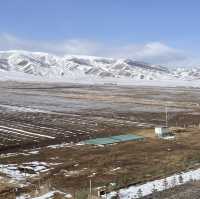  Winter Land at Frozen Qinghai Lake