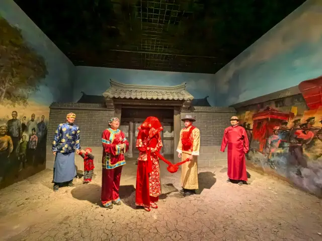 량녕성 박물관의 만주족 민속 전시