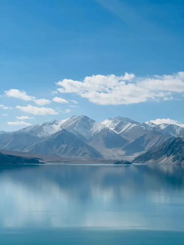 新疆白沙湖｜一半湖水一半沙漠