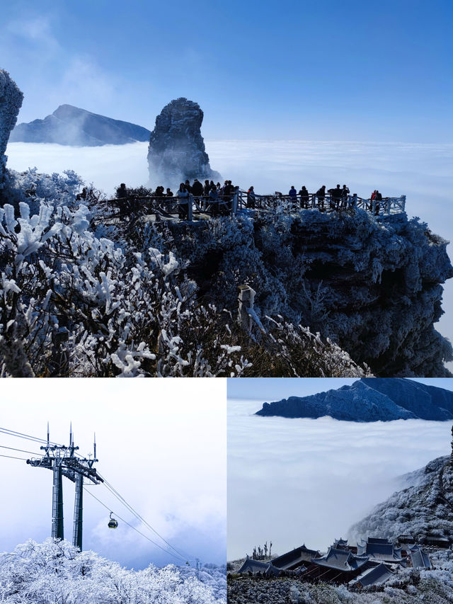 梵淨山的冬天||被雪覆蓋的天空之城