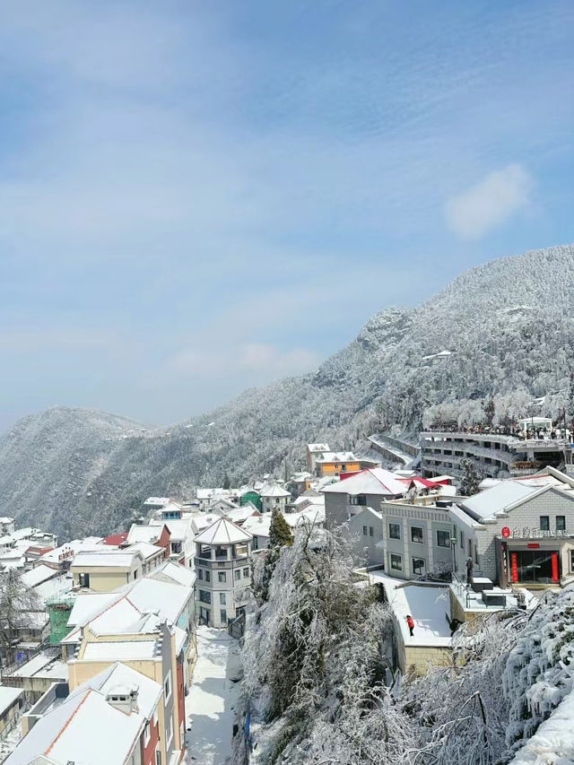 打卡雪後的廬山真面目！