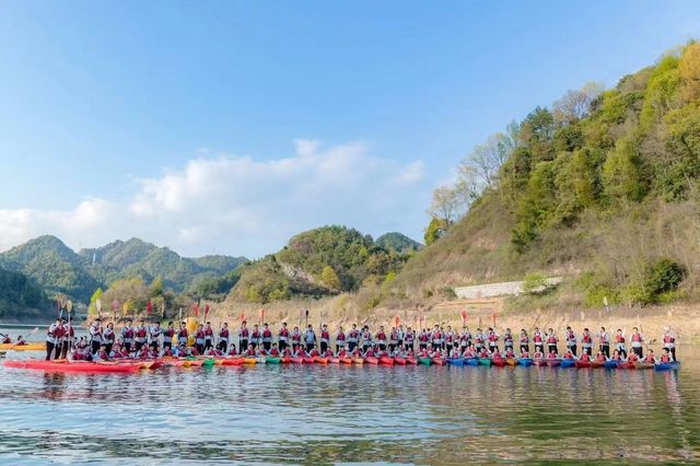 千島湖騎行皮划艇團建