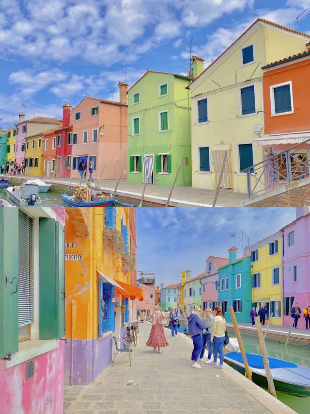 威尼斯的彩色小房子，一個都別錯過哦！
