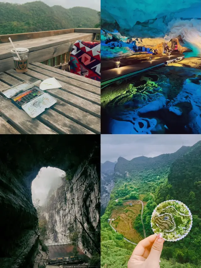 One-day tour to the Dashiwei Tiankeng in Baise, Guangxi! 1466-meter cliff tent