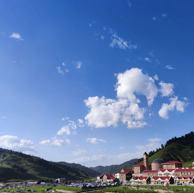 Beautiful grasslands escape in Shaanxi 