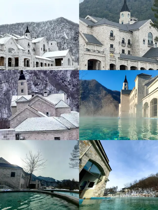 Benxi, Liaoning! A snow castle hotel with private hot springs!