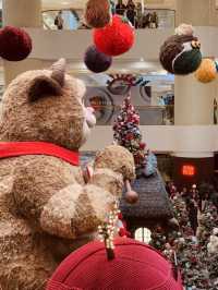 🎄2024聖誕香港金鐘太古廣場：巨型萌獸織毛衣