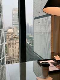 Guangzhou W Hotel which was very satisfying to go out and catch the plane 🇨🇳