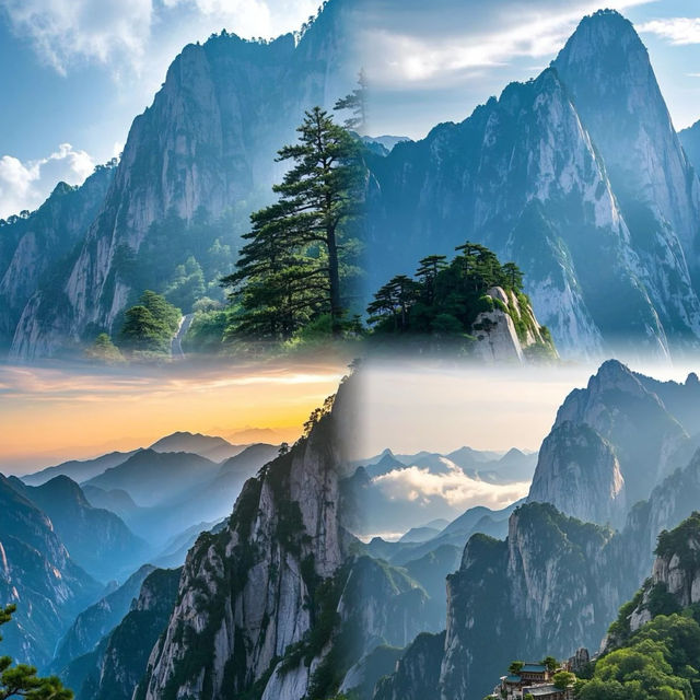 奇險天下第一山——華山之巔
