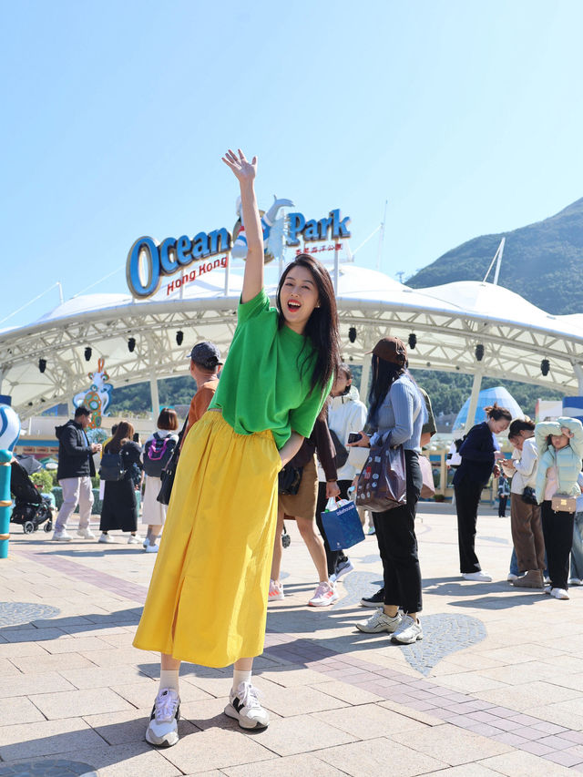 帶娃玩香港海洋公園不累攻略來了！記得收藏這篇，輕鬆玩轉一整天～ 