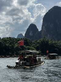 Bamboo rafting from XingPin