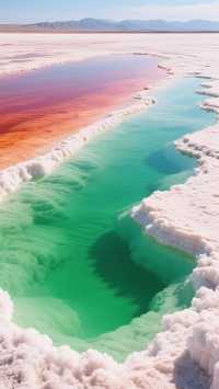 察爾汗鹽湖丨天地奇觀：萬丈鹽橋、翡翠湖、鹽花奇觀、天空之鏡…