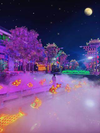 不在西安！安徽淮北夜遊新地標，美炸了！