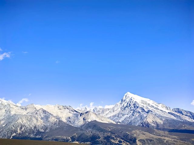 徒步格聶神山，晚上就住這裏