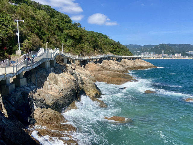 大海旁一雙會說話的眼睛✨鹽田棧道海景打卡神地🌊