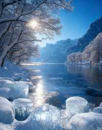 哈爾濱藍冰泡奇觀