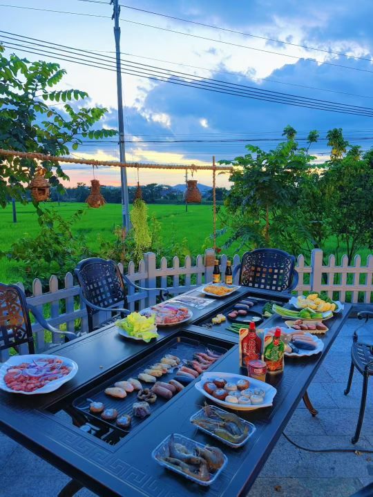 伍星小築:稻浪塘邊,烤盡鄉野煙火 伍星小築:稻浪塘邊,烤盡鄉野煙火