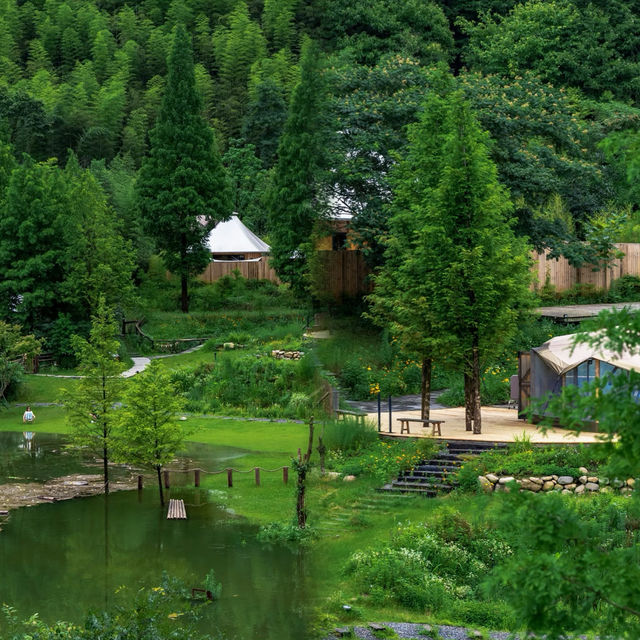 江浙滬露營天花板!安吉小杭坑太治癒了 江浙滬露營天花板!安吉小杭坑太治癒了