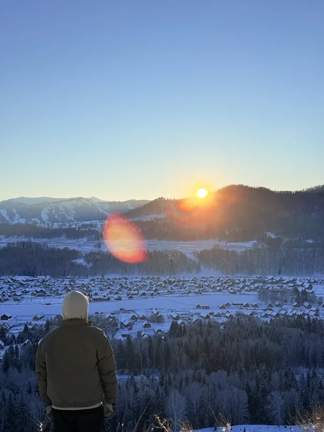 今日份禾木日出，絕美