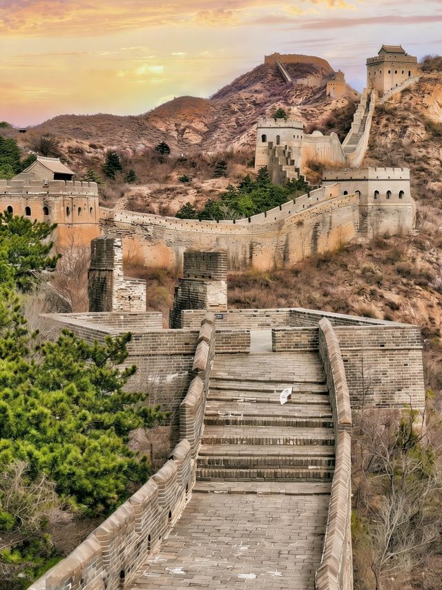 不愧是國家地理評選的「最美長城」 不愧是國家地理評選的「最美長城」