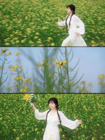 봄날 유채꽃 촬영 팁