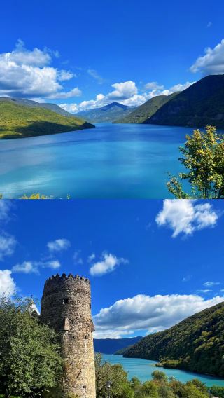 風が古城を通り過ぎ、私はアナヌリで黄昏を待つ