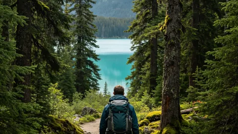 The blue-green of Moraine Lake is absolutely stunning — traveler post in Alberta