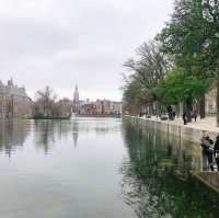荷蘭🇳🇱海牙The Hague (Den Haag)🚶🏻‍♀️🚶🏿🚶🏻‍♂️ Hofvijver 散步看風景