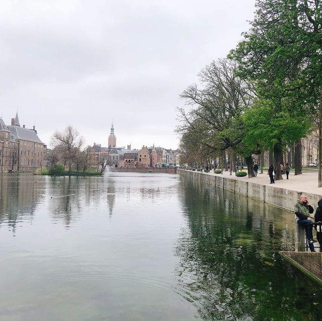荷蘭🇳🇱海牙The Hague (Den Haag)🚶🏻‍♀️🚶🏿🚶🏻‍♂️ Hofvijver 散步看風景