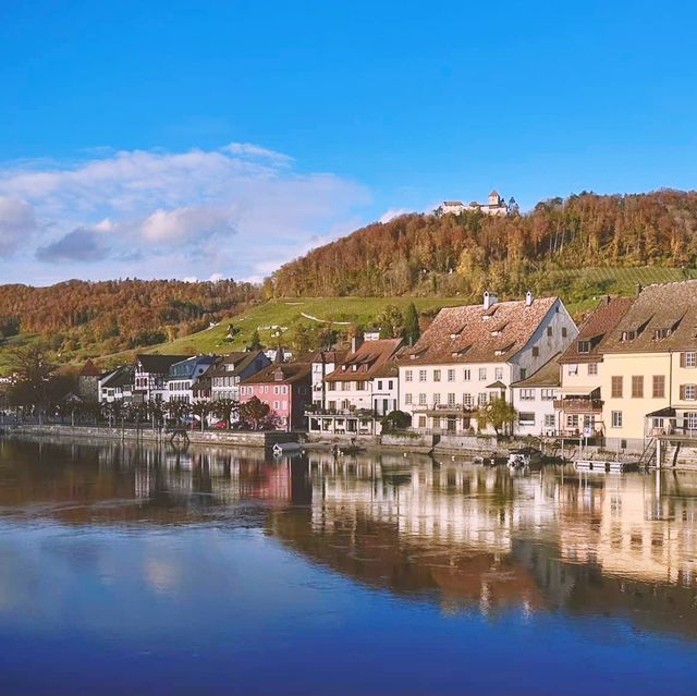 strolling around Stein am Rhein in Autumn 