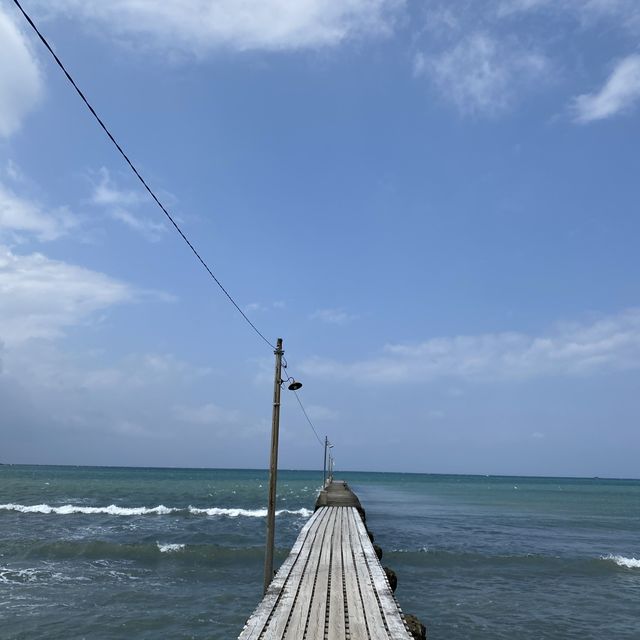 千葉県房総半島「岡本桟橋」まるで海の上を散歩