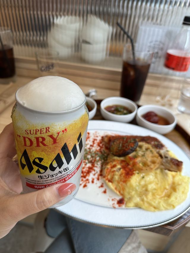 韓国で、オムライスが美味しかった！