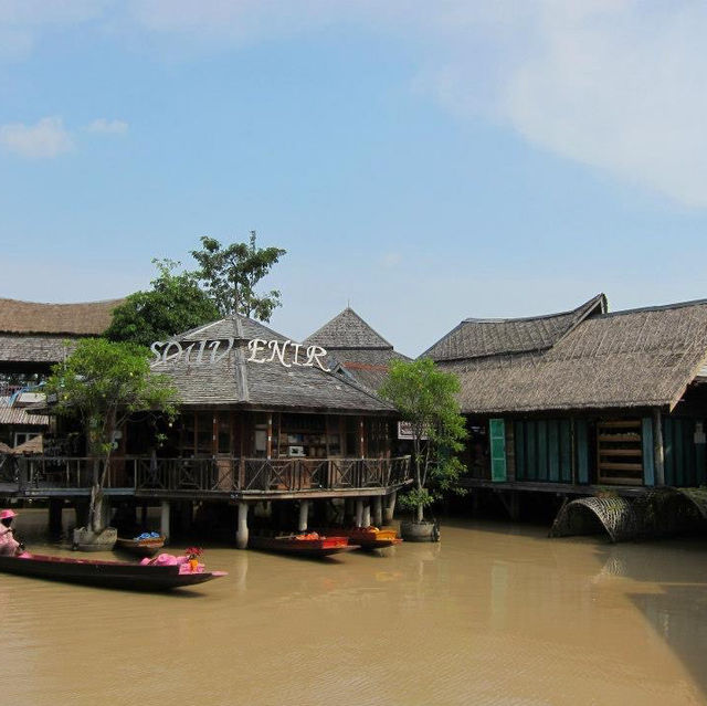 泰國🇹🇭特有市場🫶🏻芭堤雅四方水上市場🫣體驗泰國🇹🇭文化