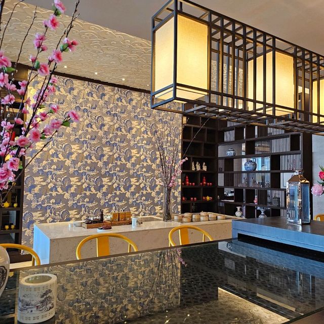 บุฟเฟ่ต์ติ่มซำไม่อั้นในห้องอาหารจีน China Table