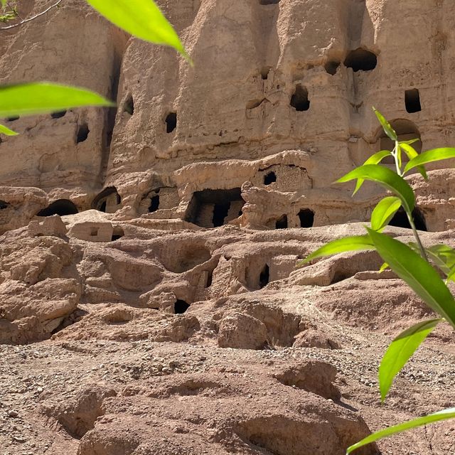 Buddhas of Bamyan in Afganistan 